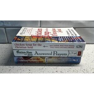 Lot of 3 Chicken Soup for the Christian Woman's Soul Answered Prayers Very Good